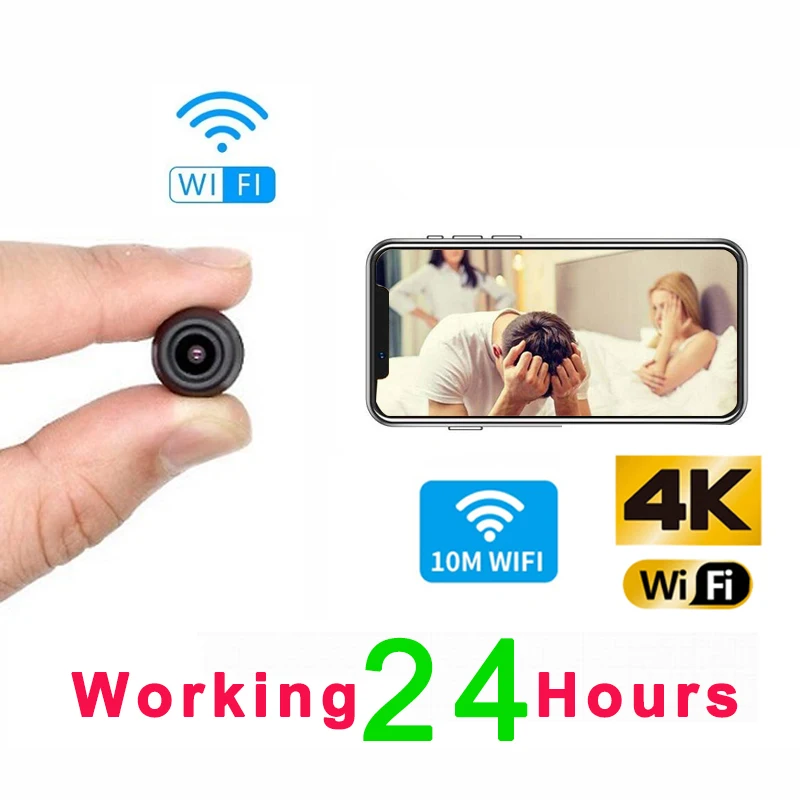 HD 1080P Wifi USB мини Камера в режиме реального времени видеонаблюдения IP обнаружения