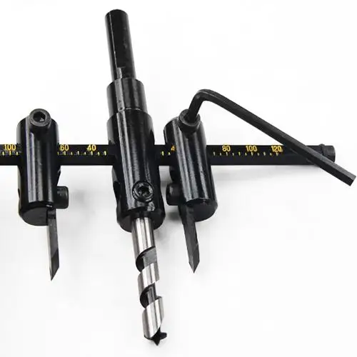 Удобный регулируемый металлический круг отверстие пилы сверло резак|Сверла| |