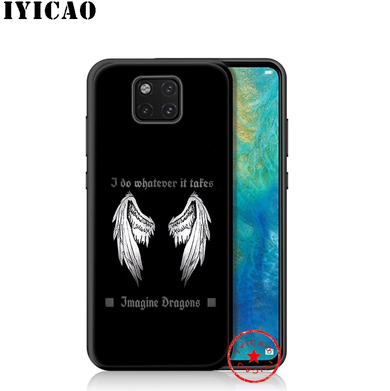 IYICAO нарисованные драконы мягкий чехол для huawei P30 P20 P10 P9 P8 P Smart Z Plus 2019 Lite Pro 2018 2017 2016