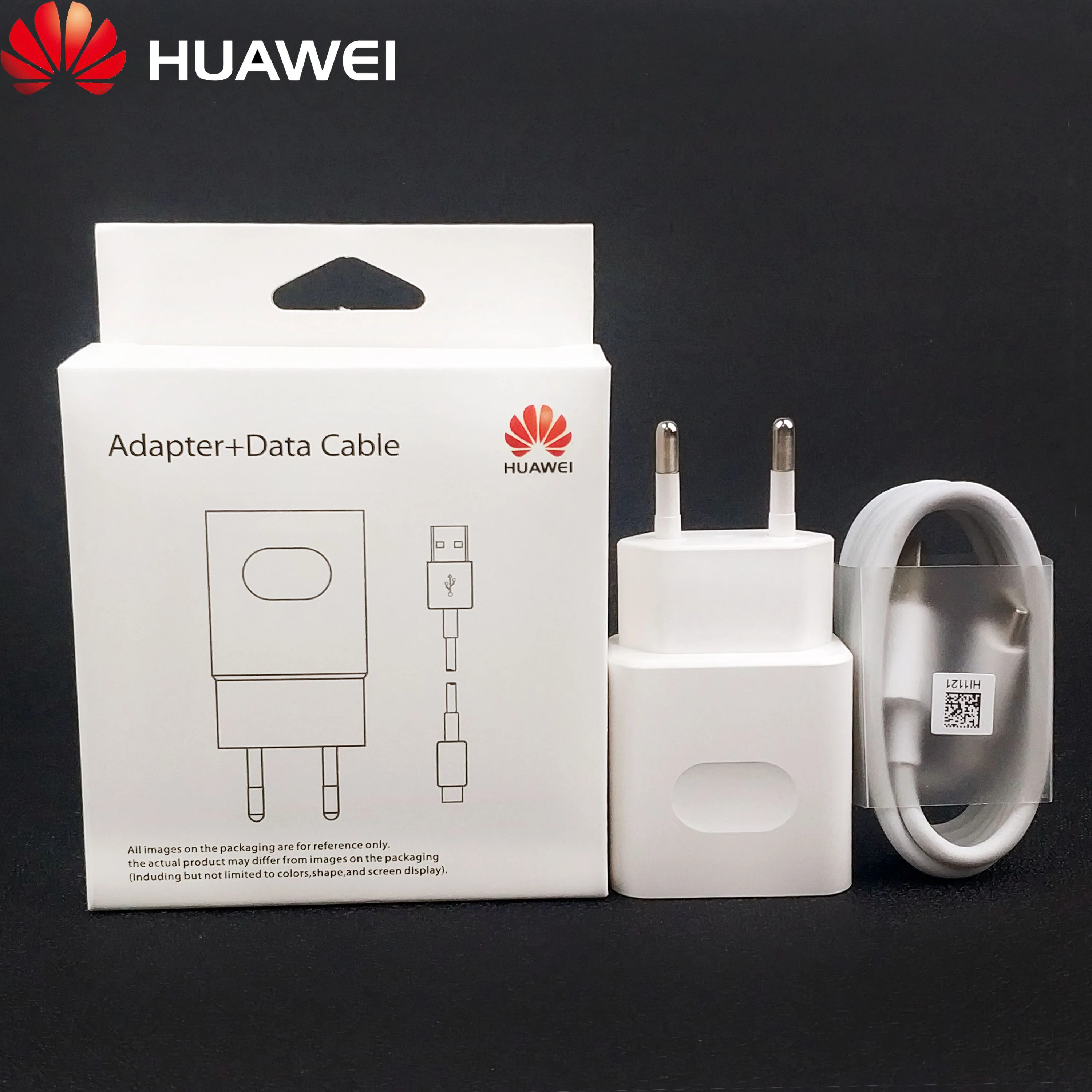 Оригинальное быстрое зарядное устройство huawei qc2.0 18 Вт для путешествий usb type c eu