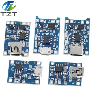 TZT type-c / Micro USB 5 В 1A 18650 TP4056 модуль зарядного устройства литиевой батареи, зарядная плата с защитой, двойные функции 1A li-ion
