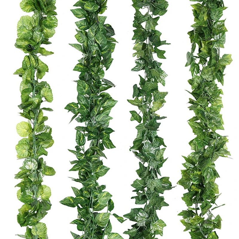 Искусственные украшения 5 шт. 12 листья винограда из ротанга|Искусственные