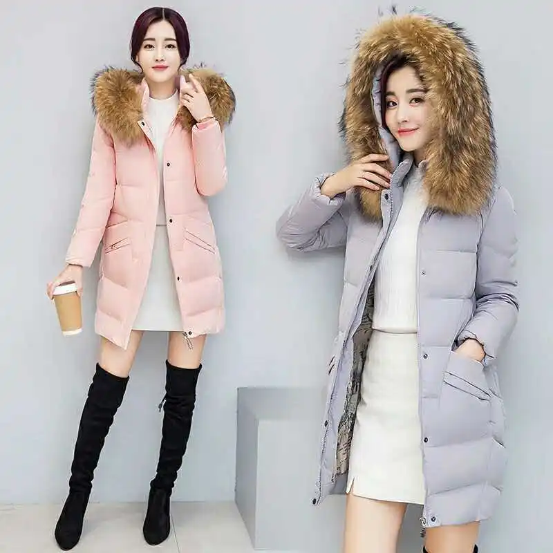 Новинка зимняя стильная одежда больших размеров с хлопковой подкладкой Модная