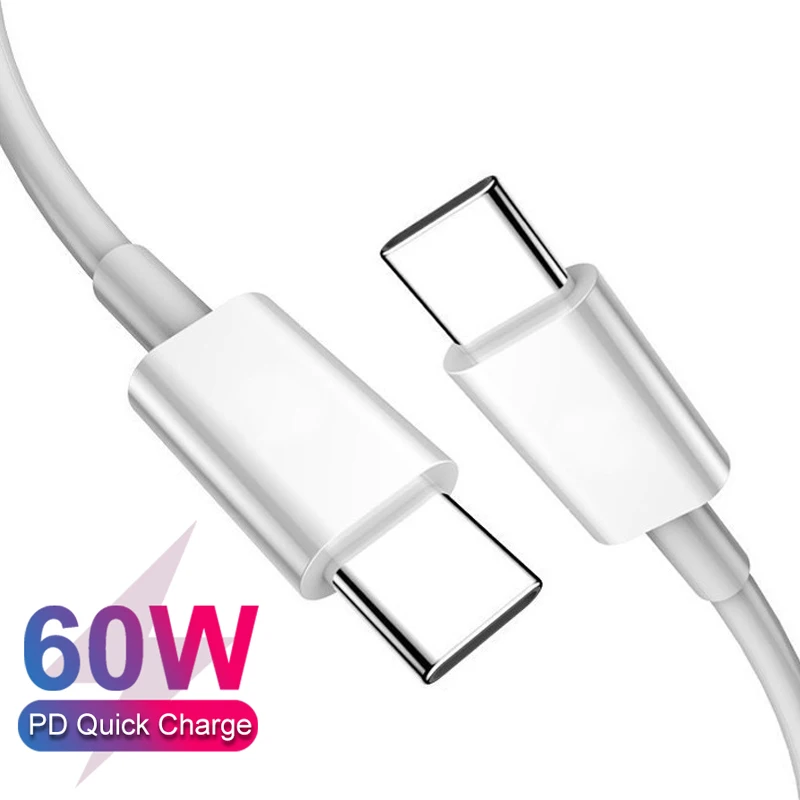 USB C к Type кабель для Redmi Note 10 Pro PD 60 Вт QC3.0 QC4.0 Быстрая зарядка Xiaomi 8 Samsung S9|Кабели