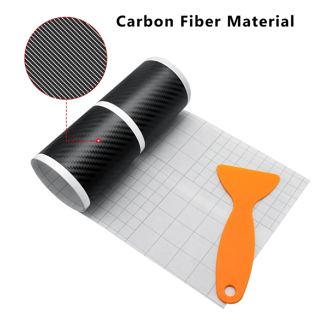 Автомобильный Стайлинг из углеродного волокна устойчивая к царапинам полоса