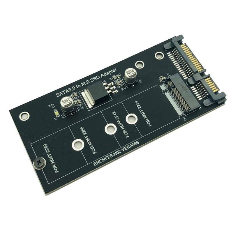 Плата H1111Z адаптер M2 SATA на M.2 NGFF конвертер 2 5 дюйма карта SATA3 ключ B для 2230-2280 SSD |