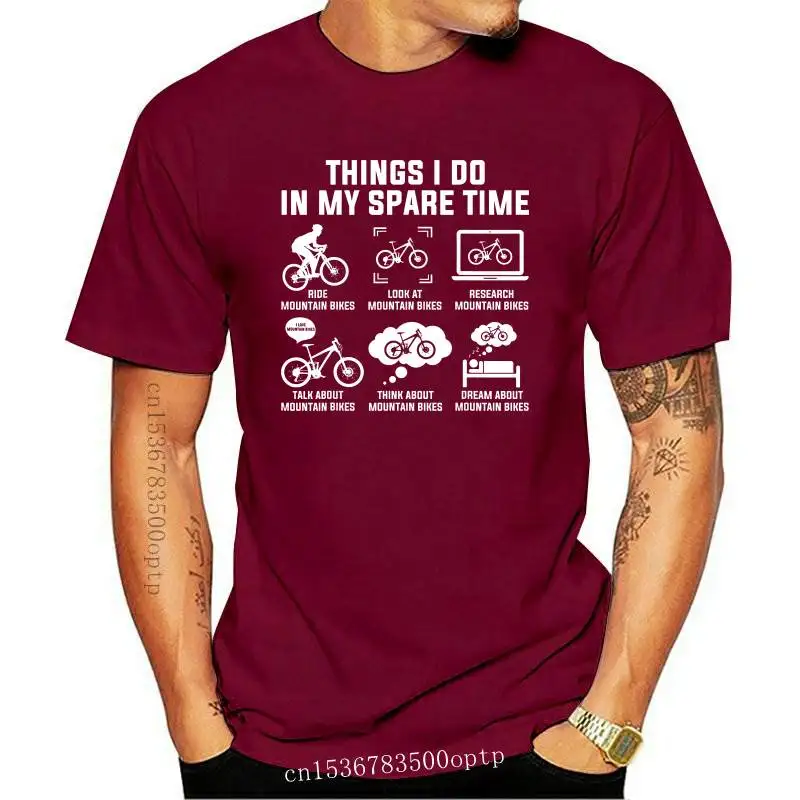 

New Things I Do In My Spare Time Mountain Bike T-Shirt