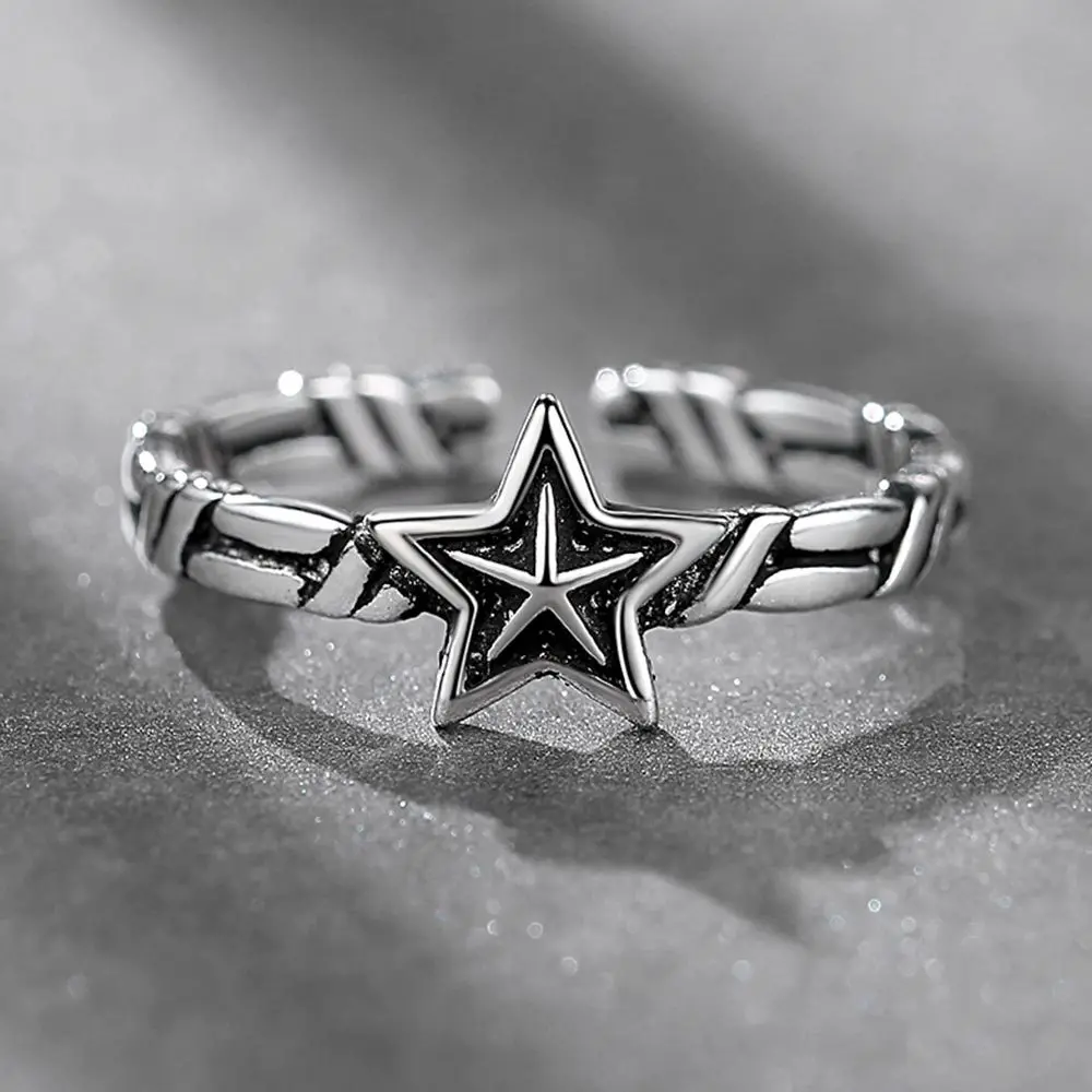 Винтажные дизайнерские регулируемые кольца из стерлингового серебра 925 пробы со