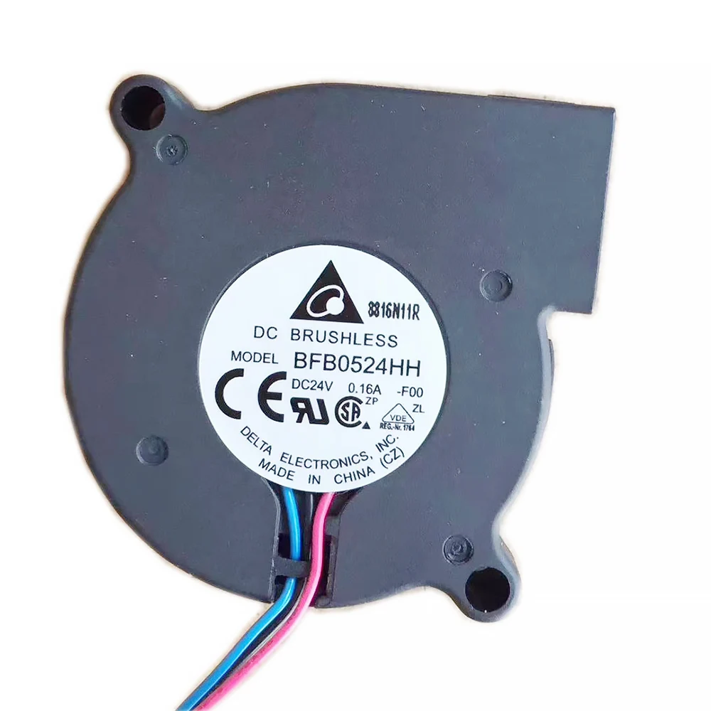

Центробежный вентилятор для Delta BFB0524HH 50xx50x15mm 5015 DC 24V 0.16A 3 провода 5 см