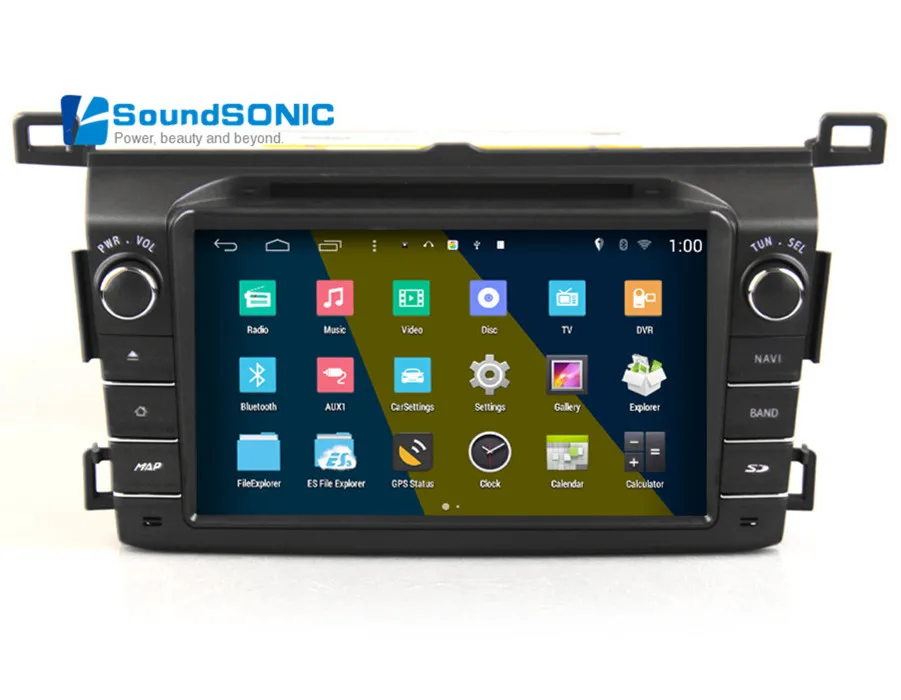 Android 4.4.4 для Toyota RAV4 2013 2014 2015 2016 сенсорный экран 7 ''Автомагнитола Стерео DVD GPS