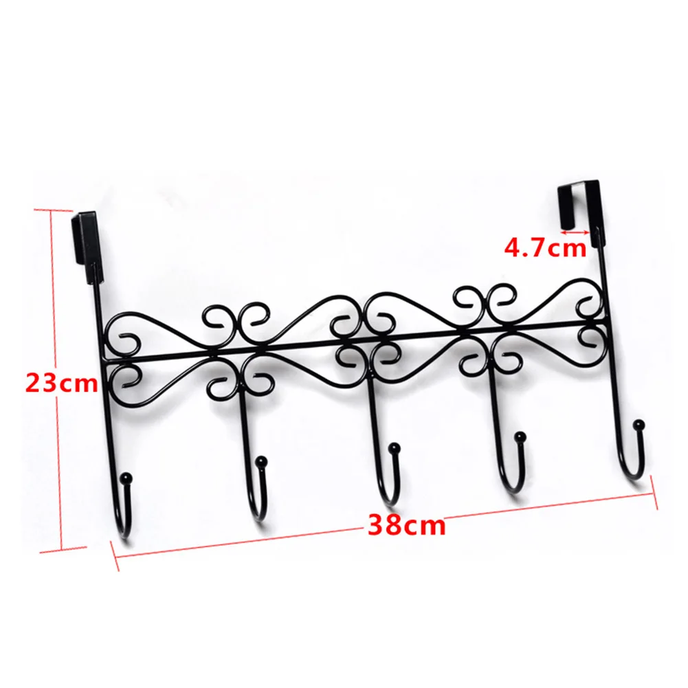 

1pc Durable Iron Punch Free Towel Hat Coat Clothes Bag Kitchen Door Hooks Storage Hanger Bathroom Rack Easy to Install