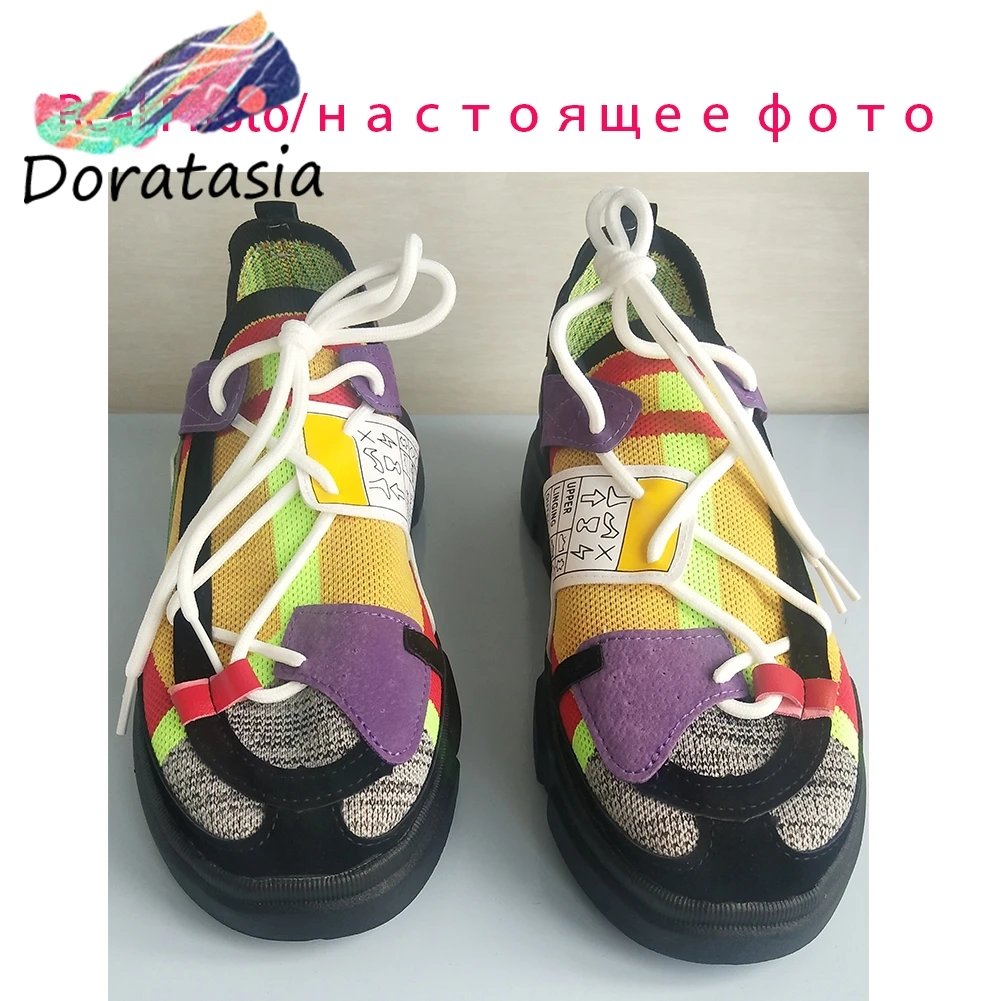 Кроссовки женские на платформе INS повседневная обувь шнуровке модный цвет