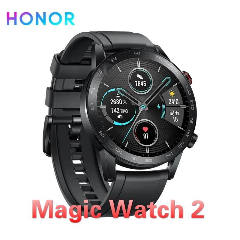 Смарт-часы HUAWEI Honor Magic Watch 2 влагозащищенные часы magicwatch с поддержкой Bluetooth 5 1 и