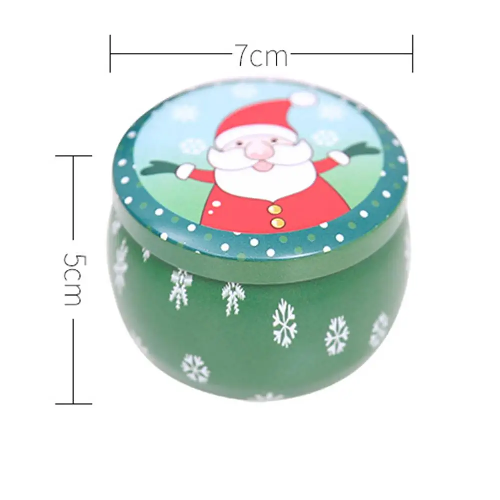 1 шт. Рождественская жестяная коробка для печенья маленькая подарочная мини дня