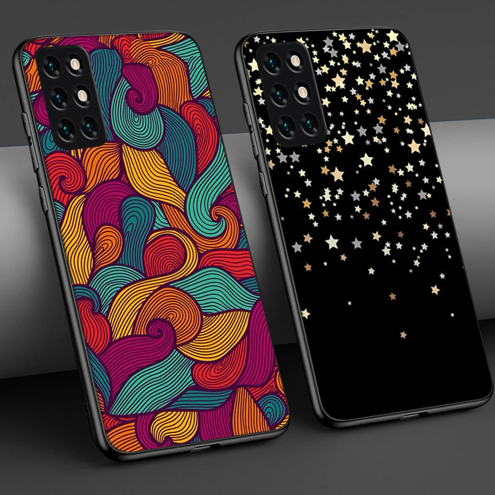 

Diamond Case for Oneplus 9 9R 8 8T 7 7T 6 6T Pro Nord N10 N100 Phone Cases For 1+9 1+9R 1+8 1+7 1+6 Black TPU Cover Funda Capa