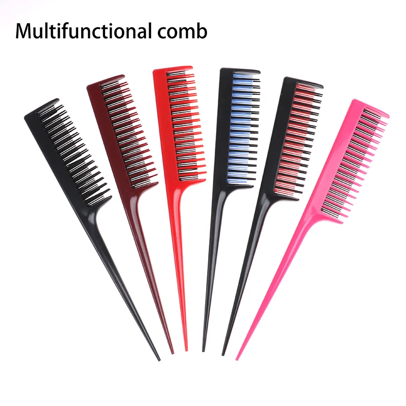 

1Pc Hair Salon Barber Haircut Dyeing Pointed Tail Comb Hairdressing Styling