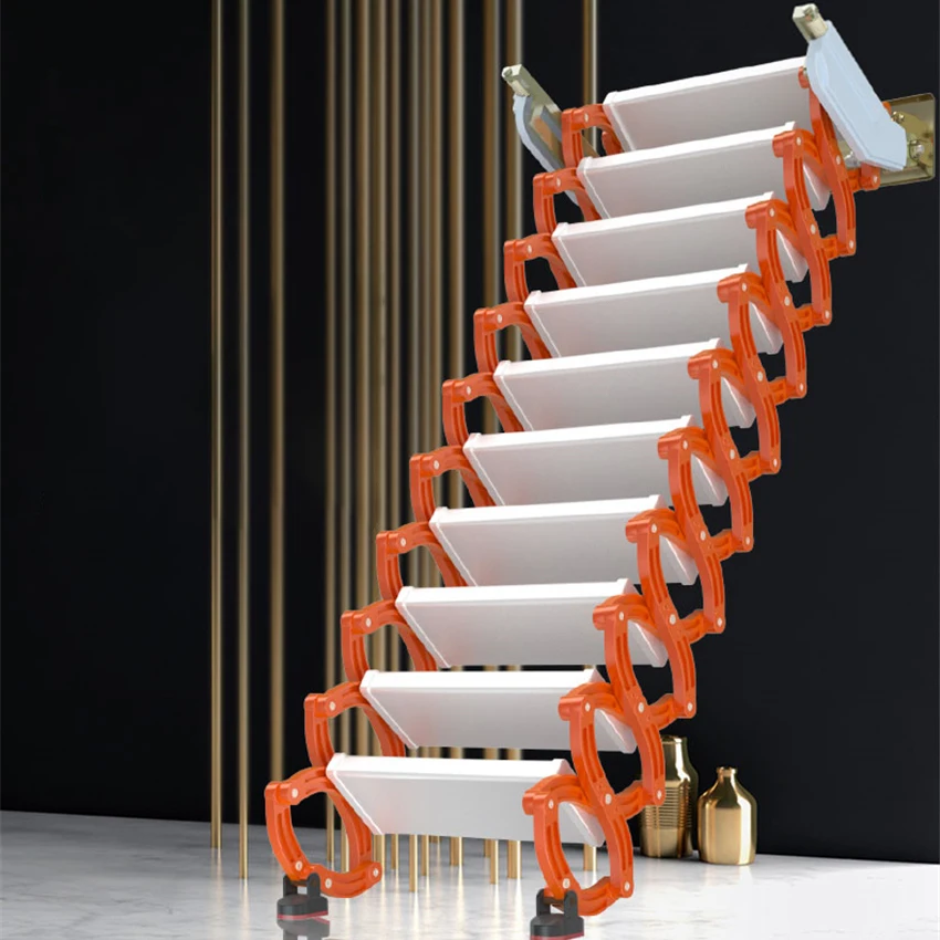 

Складная лестница, раздвижная чердачная телескопическая лестница, 0-3 метра, 260-500 кг