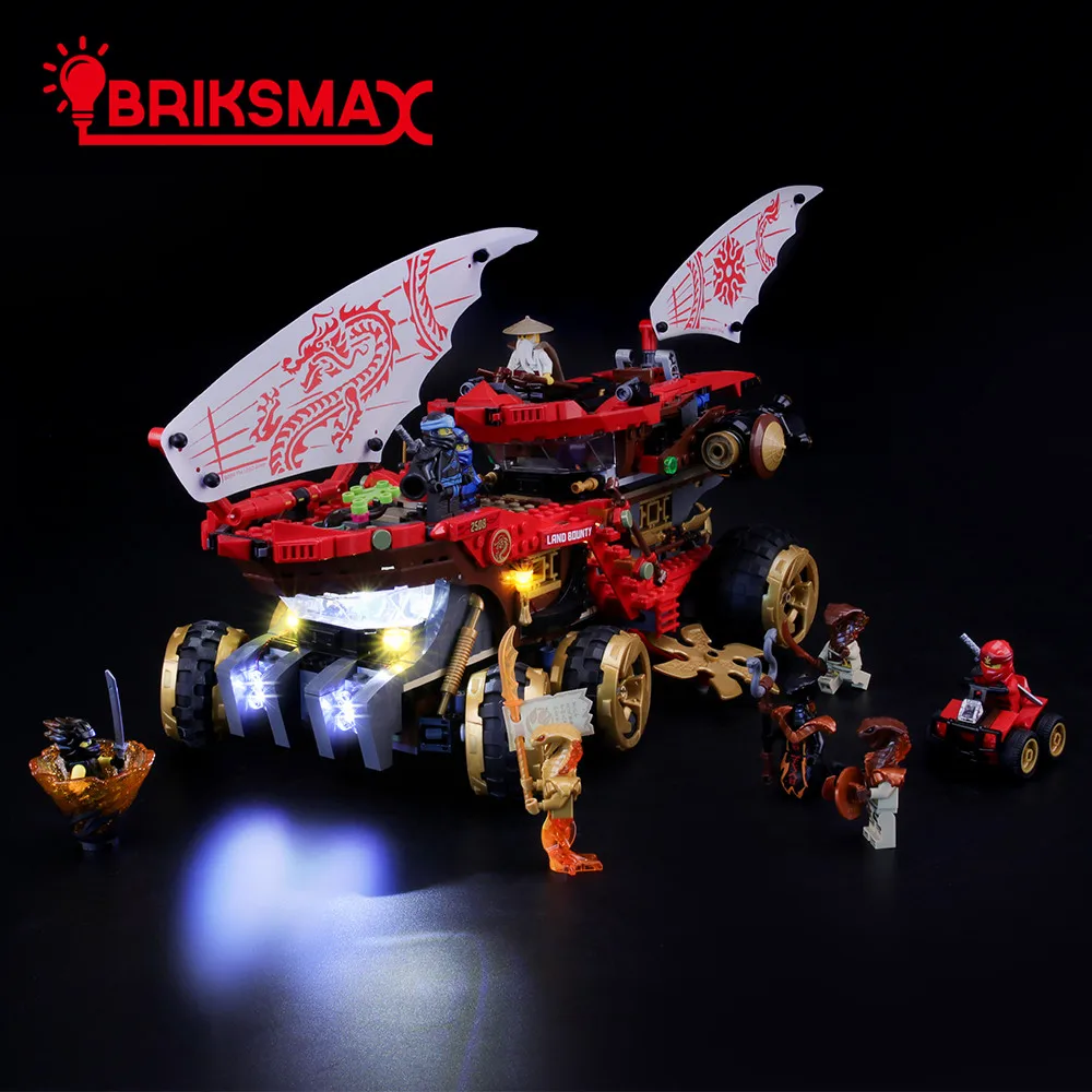 BriksMax Led Light Up Kit для 70677 Ninja Go Land Bounty строительные блоки комплект освещения(не включает модель