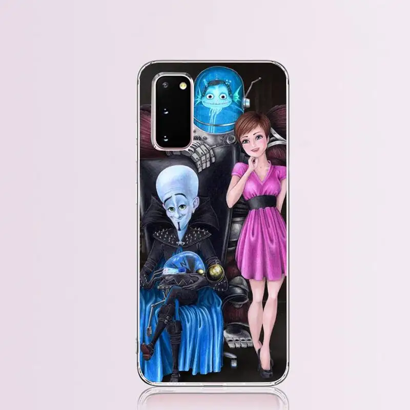 Мягкий черный чехол для телефона CUTEWANAN Animation Movie Megamind Samsung S9 plus S5 S6 S7 edge S8 S10 |