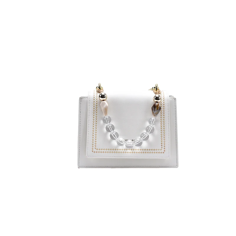 

Elegant Female Square Tote bag 2020 Fashion New High quality PU Leather Women's Designer Handbag Chain Shoulder Messenger Bag