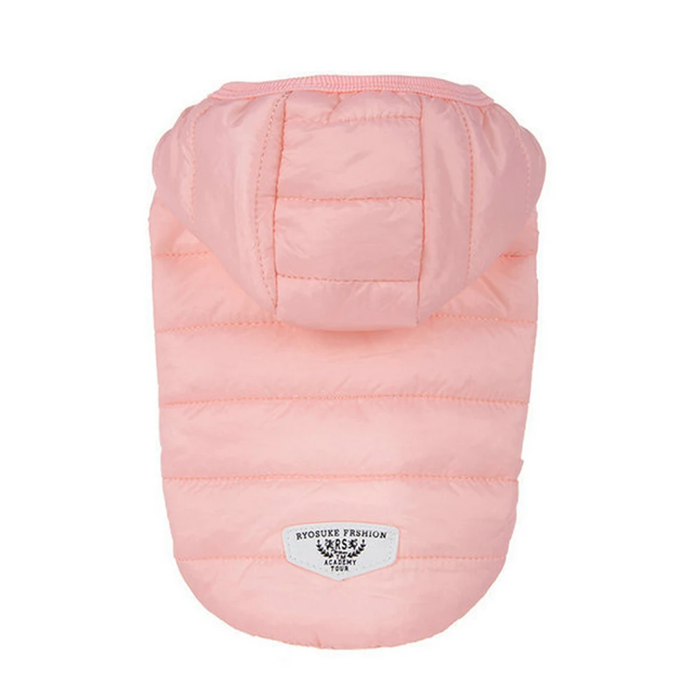 style 4 Pink Мягкая пуховая одежда для чихуахуа, щенка, зимний пуховик, одежда, маленькие большие домашние собаки, зимняя теплая одежда для щенка, костюм - Цвет: style 4 Pink