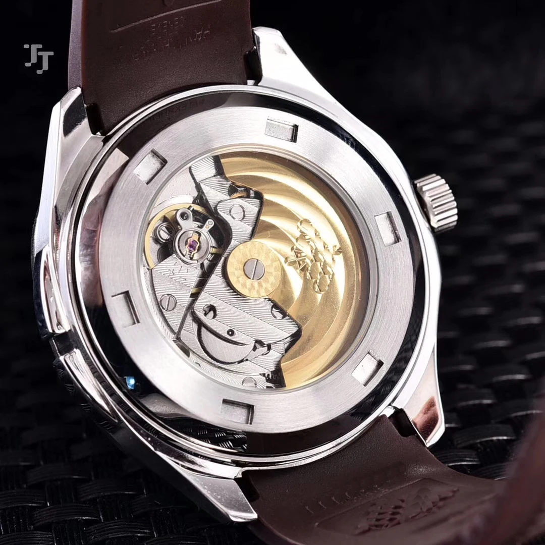 

Luxury Brand New Men Automatic Mechanical Power Reserve 904L Stainless Steel Dual Time Silver Blue Black Rubber Sport Watches