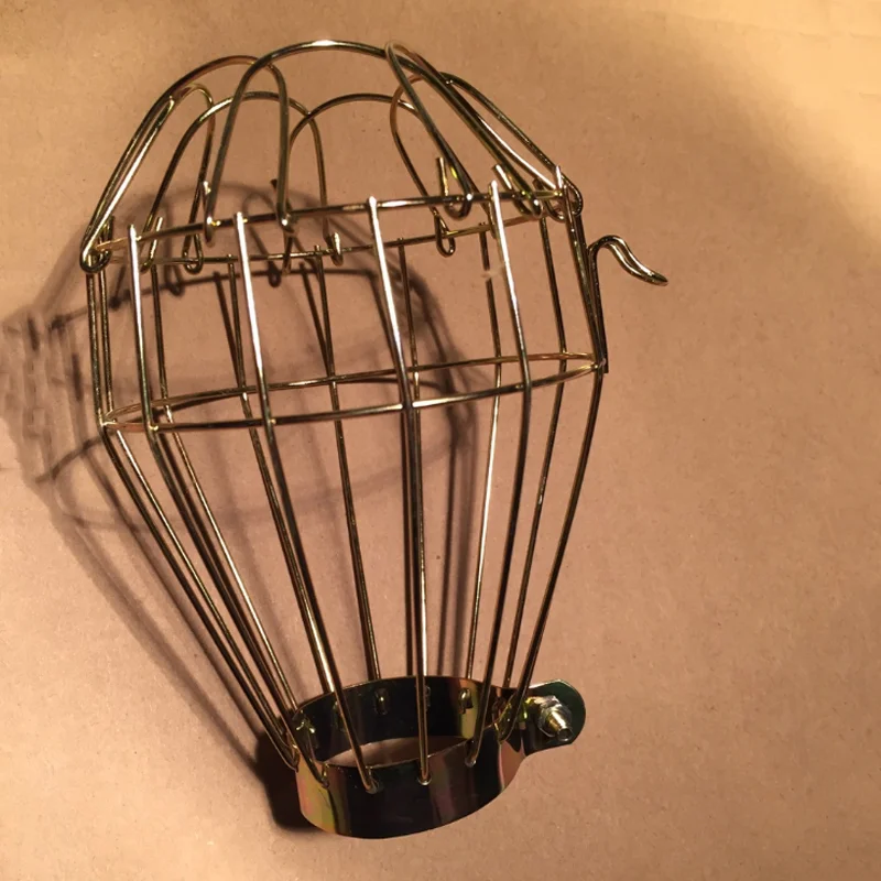 Полая лампа абажур подвесной светильник защитный для лампы защитная сетка