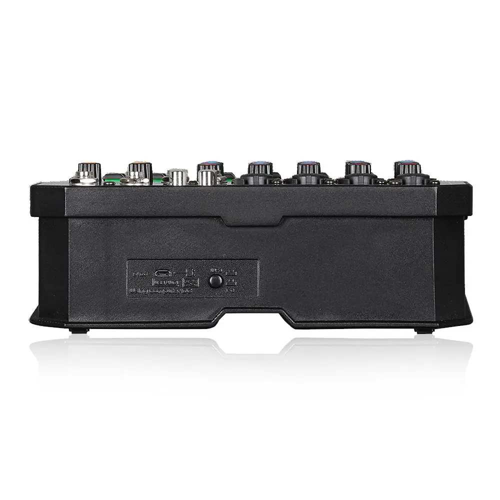 

Mini 2CH 4 Channel Audio Sound Mixing bluetooth Mixer Console Sound Card Digital Live KTV Kalaok USB MP3 Player Stereo Recording