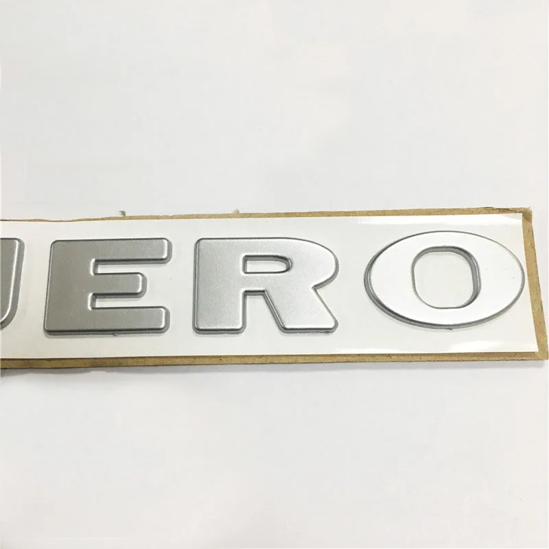 Forten Kingdom 1 шт. слово Fit PAJERO ABS 3D письмо Матовый Серебряный пишущий таблички значок задней двери наклейка на багажник наклейка