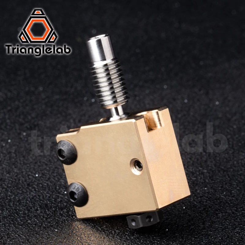 Trianglelab латунь нагревательный блок Volcano закаленной Сталь сопло вулкана Титан