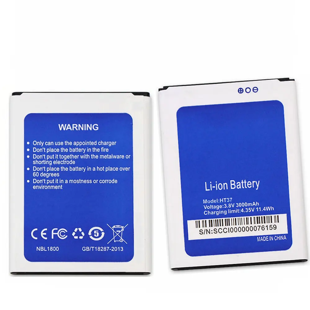 Высокое качество Замена батареи 3000 мАч для Homtom HT37 Pro большой емкости мобильного
