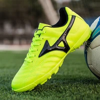 popular style mens soccer shoes turf children football boots lace up football boots students kids soccer sneaker made in china