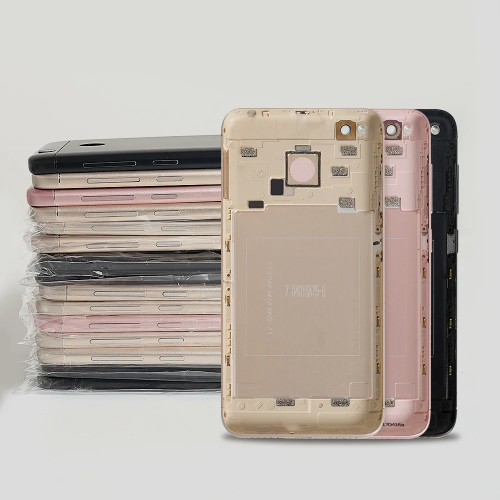 Со стеклянными линзами боковые клавиши задняя крышка для Xixo mi Red mi 4X задняя крышка для батареи металлический задний корпус для mi Red mi 4X батарейный дверной чехол