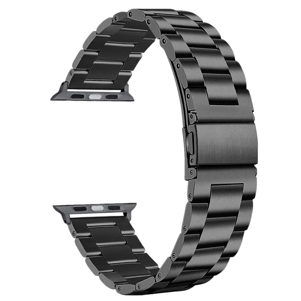 Ремешок из нержавеющей стали для apple watch series 5 44 мм браслет iwatch 40 мм|Ремешки часов| |