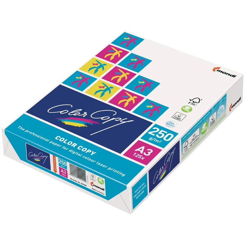 Paper Color copy A3 250 g / m2 125 l 161% 1 pack Goods for learning products For crafts Colored paper creativity school accessories Xiaomi printer
