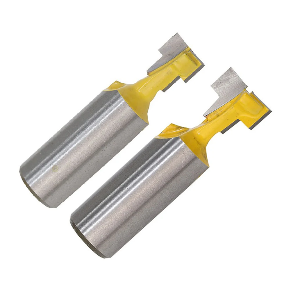 

Screw holes Router Bit T-Slot 1/4\" 1/2\" Shank Woodworking Engraving Steel Tool