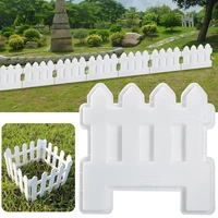plastic small fence courtyard fence kindergarten flower vegetable fence paving mould path mold garden decoration outdoor fence