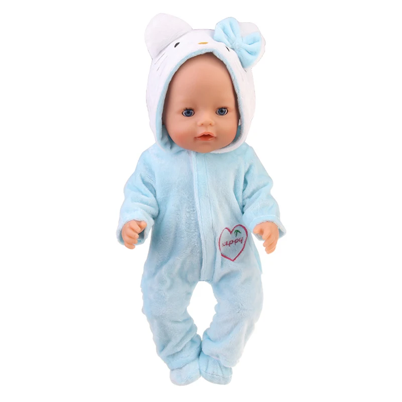 

43cm Baby New Born Doll Unicorn Clothes Accessories Unicorn Clothes With Wing Suit For 18Inch American Dolls OG Doll Panties