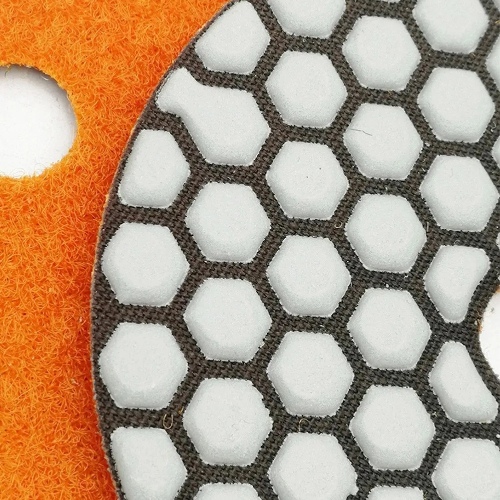 

4inch Sanding Discs 6pcs Diamond/Resin Flexible Granite & Marble Polishing