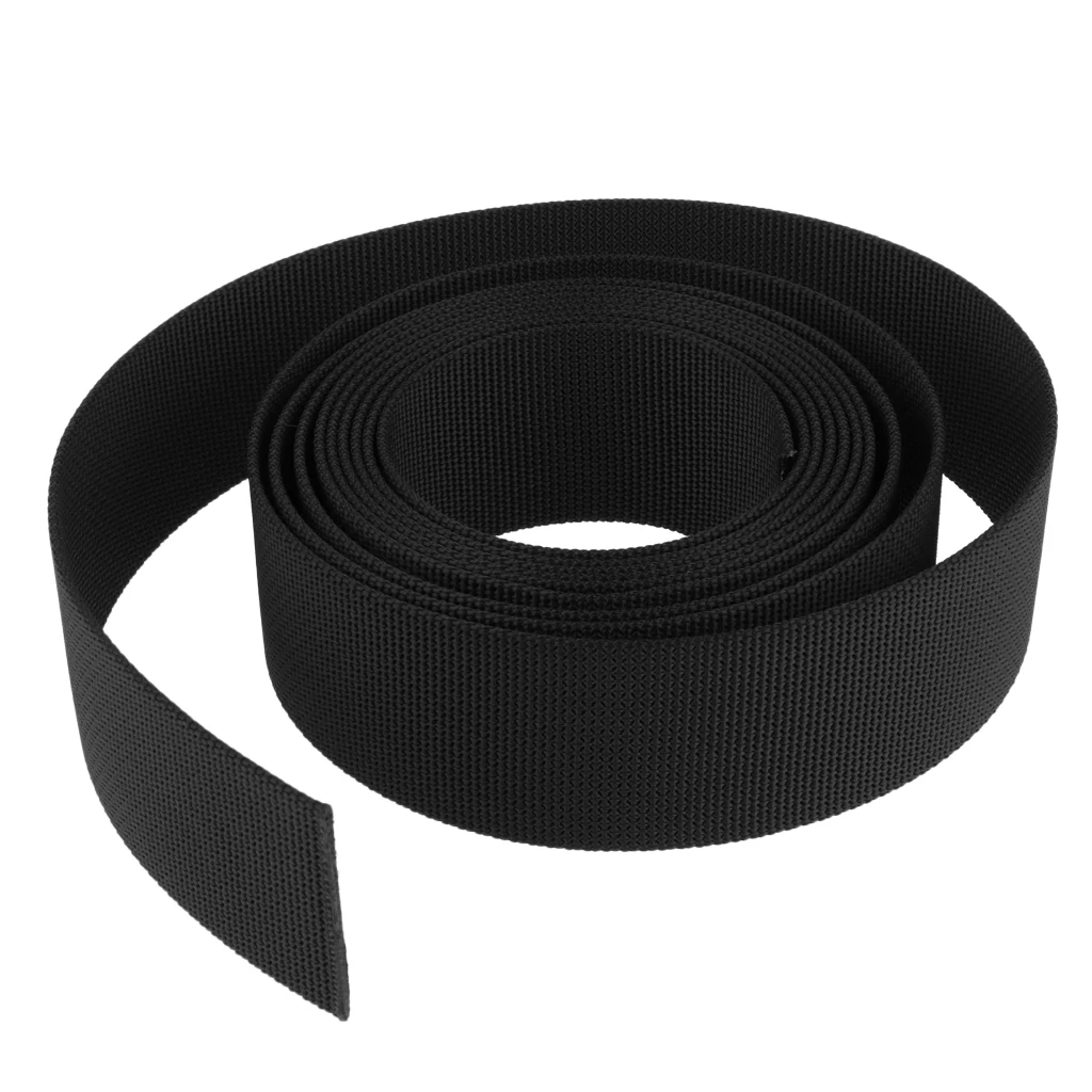 

3.5m Scuba Diving Webbing Weight Belt Replacement Strap for Backplate Black