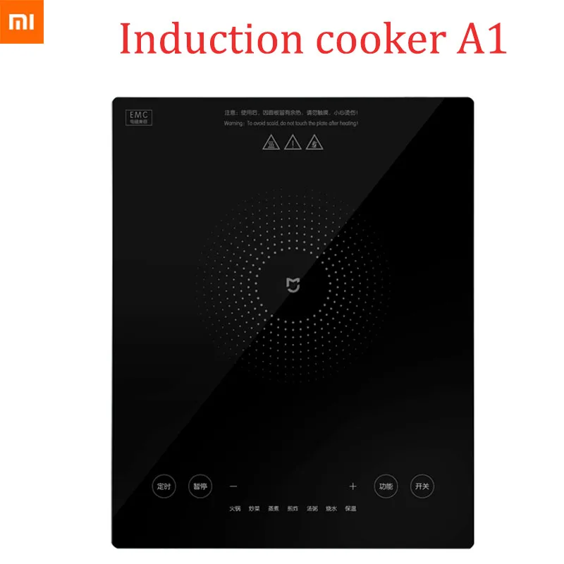 Индукционная плита Xiaomi Mijia A1 индукционная с 9 режимами нагрева макс. А1 2100 Вт
