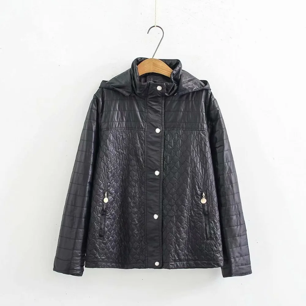 Плюс размер herfst &amp winter vrouwen ritsen dunne jassen dames однотонный черный и красный оранжевый с