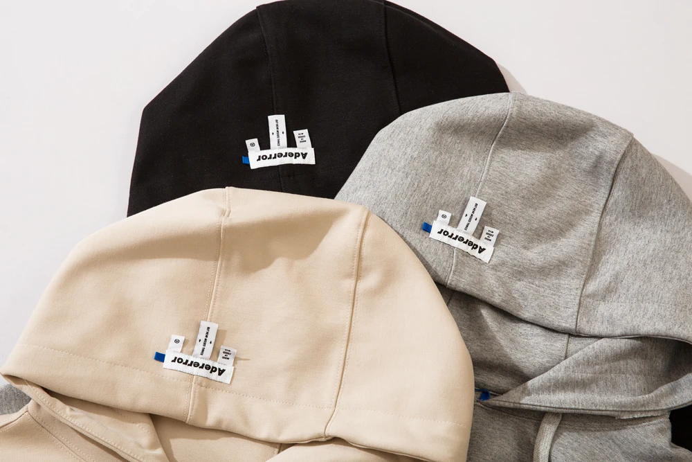 Толстовка Мужская/Женская плотная абрикосового цвета с капюшоном 2021 | Мужская