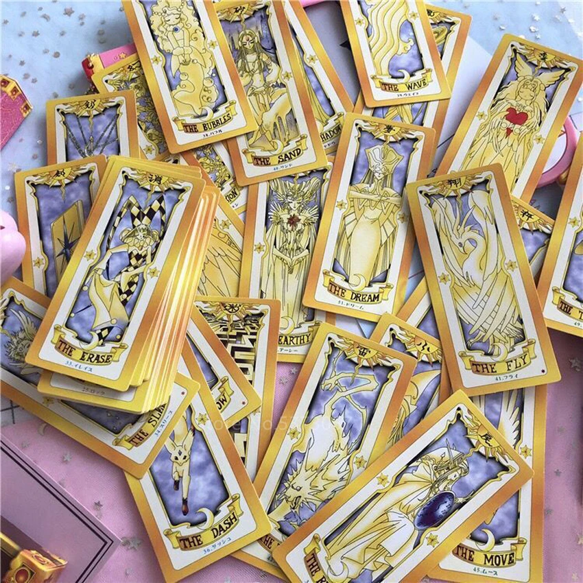 

1 Set Anime Cardcaptor Sakura Clow Card Cosplay Prop Anime Prop Gift Halloween Card Captor Sakura Cards Tarot Kids Adult Costume