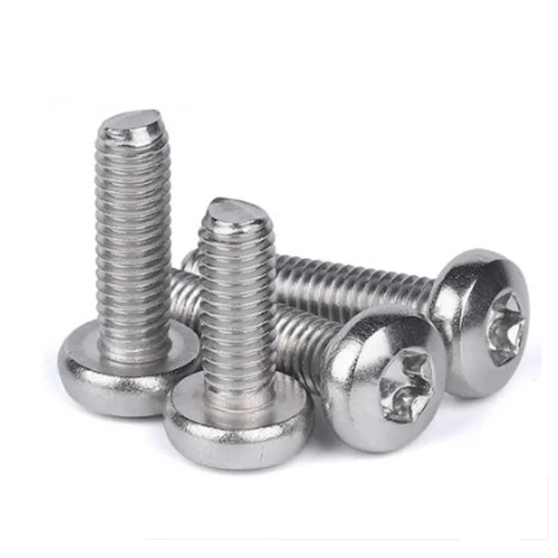 Винты шестилепестковые круглые из нержавеющей стали или черной GB2672 Torx M1.6 M2 M2.5 M3 M4