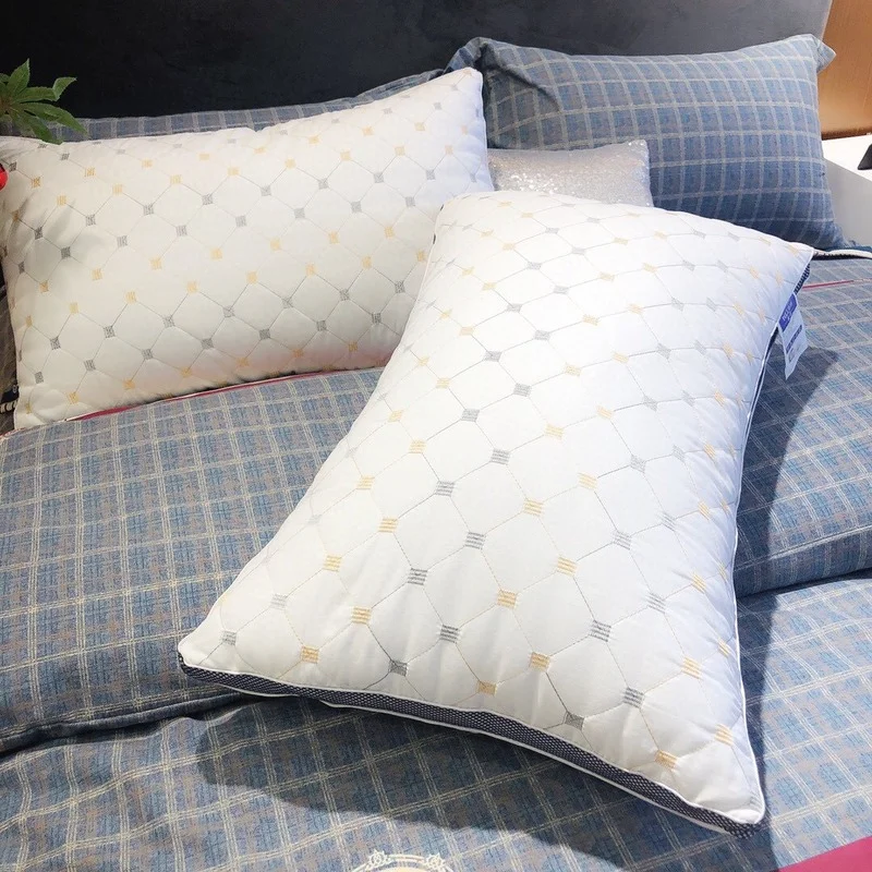 

Pillow Core Home Hotel Adult Double Down Neck Pillow Student Soft Pillow Thick Bedding Houseware backrest