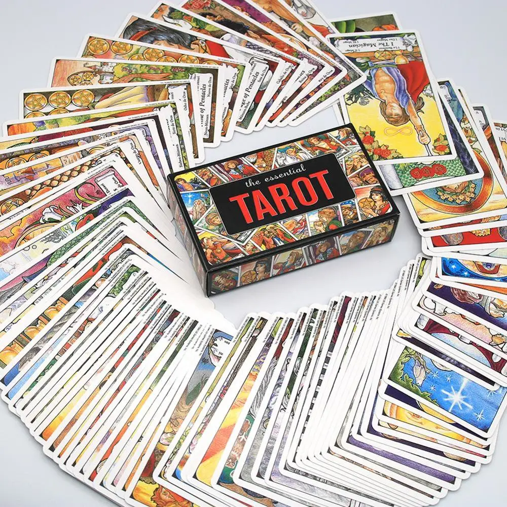 78pcs The Essential Tarot Deck Cards Game гадания Book and Card Set разблокировка секретов древнего и