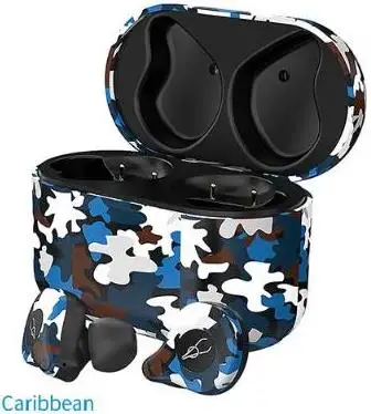 Caribbean Sabbat E12 ультра Bluetooth 5,0 TWS Беспроводные наушники с зарядным устройством мини портативные невидимые наушники водонепроницаемые стерео TWS PK X12 - Цвет: Caribbean