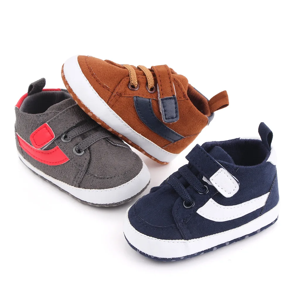 

Spring Autumn Baby Boys Casual Shoes Soft Sole Infant Toddler First Walkers Crib Shoes for 0-18 Month