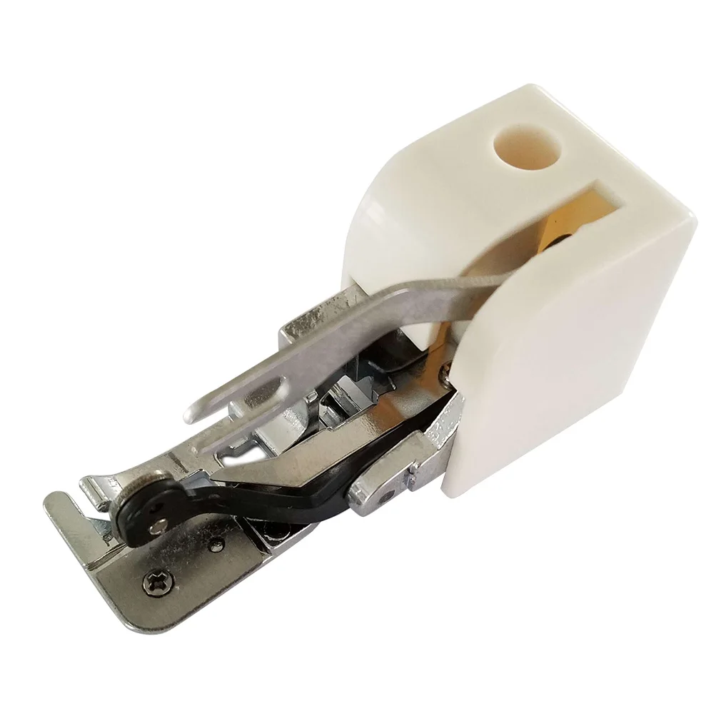 

Durable Metal & Plastic Side Cutter Presser Foot/Embroidery Darning Foot for Low-Shank Sewing Machine Stylish Design